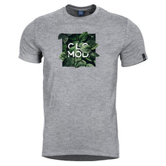 CloMod Kurzes T-shirt leaves, melange