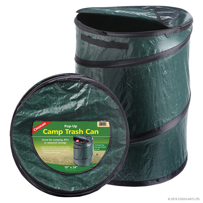 Coghlans Pop-Up Camping stuffbag 100 Liter dunkelgrün