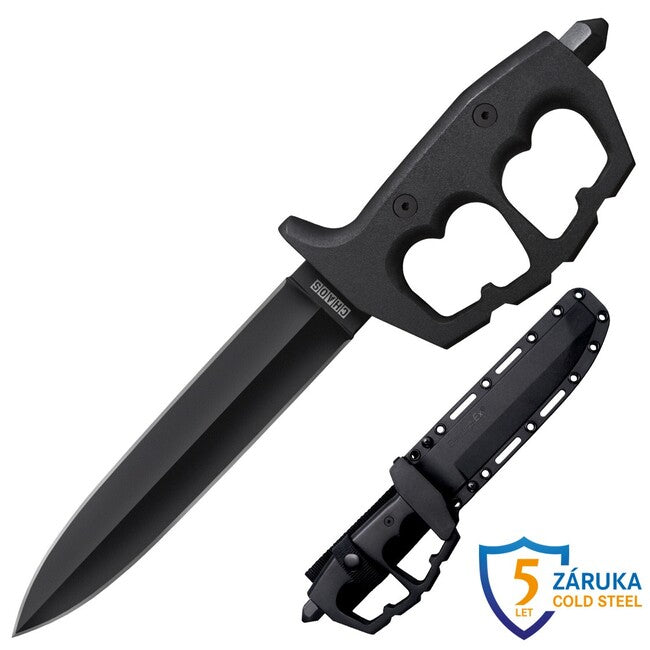 Cold Steel Chaos Double Edge messer mit feststehender klinge (SK-5)