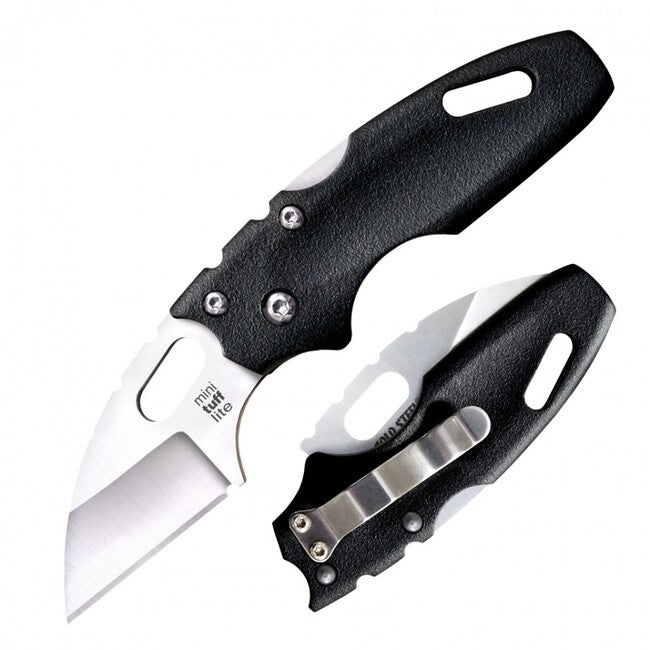 Cold Steel Mini Tuff Lite plain edge schließen messer, schwarz
