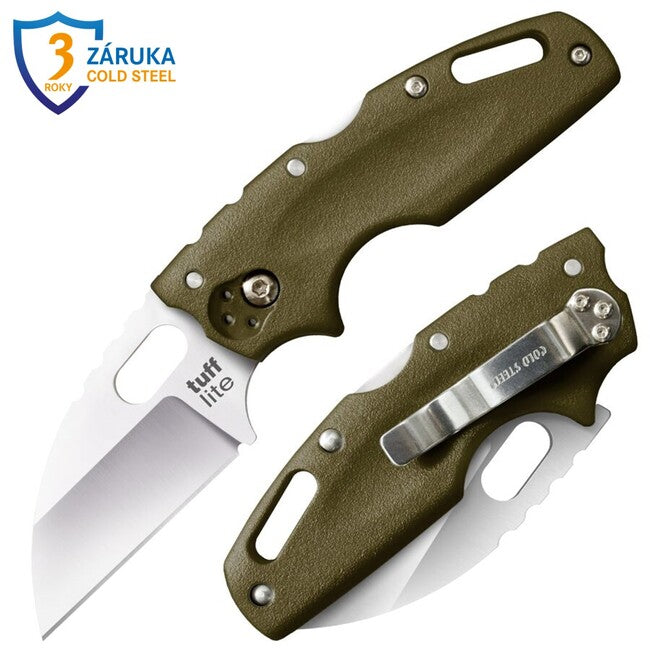 Cold Steel Zatvaraci Messer Tuff Lite Plain grün rukovät (AUS8A)