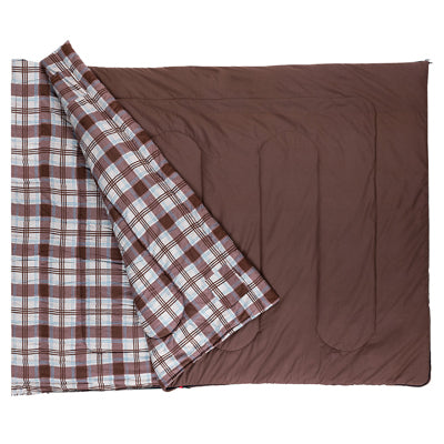 Coleman Hampton Schlafsack für zwei Personen, braun