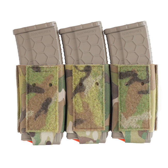 Combat Systems Triple AR elastischer magazineinsatz, multicam