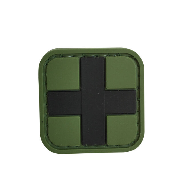 WARAGOD Kreuz Patch Sanitäter PVC Patch OD Grün