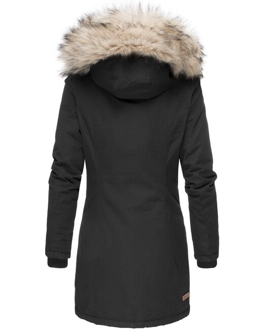 Navahoo Cristal Damen- Winter- Kapuzenjacke a kozusinou