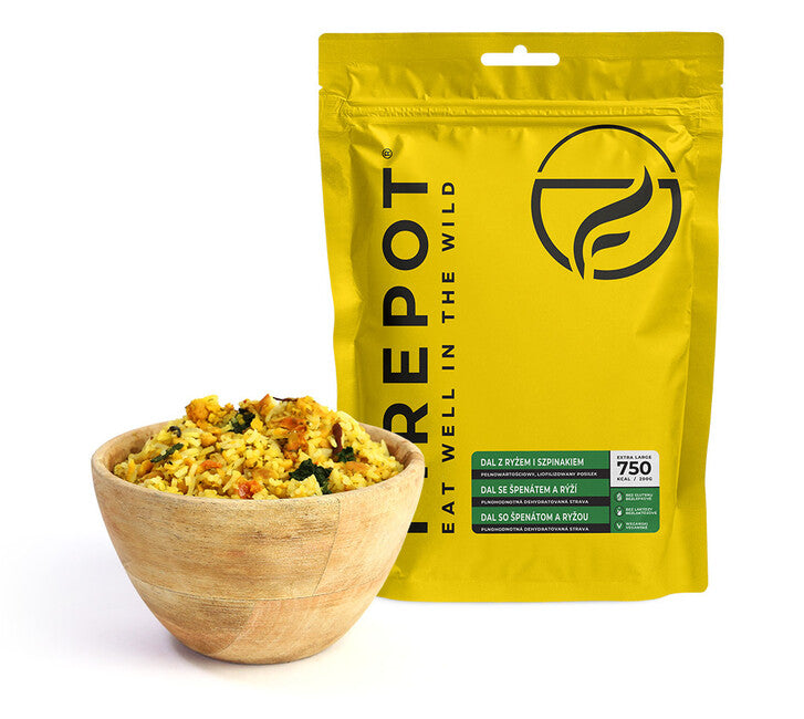 Firepot Dal mit Spinat und Reis XL, 200g