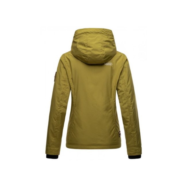 Marikoo BROMBEERE damen-übergangsjacke mit kapuze, moss green