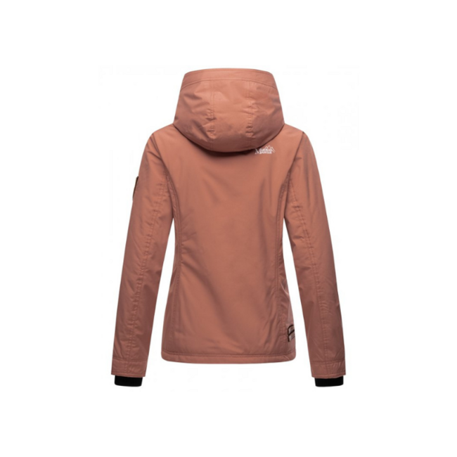 Marikoo BROMBEERE damen-übergangsjacke mit kapuze, terracotta