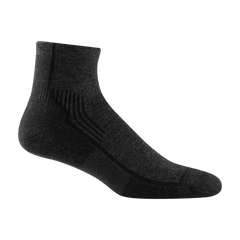 Darn Tough Hiker 1/4 Midweight Wandersocken mit Dämpfung, Onyx Black