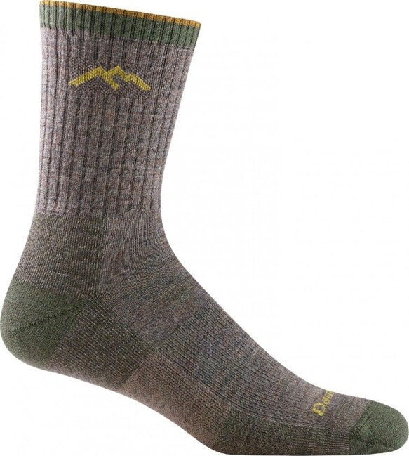 Darn Tough Hiker Micro Crew socken medium light mit Kissen, Taupe