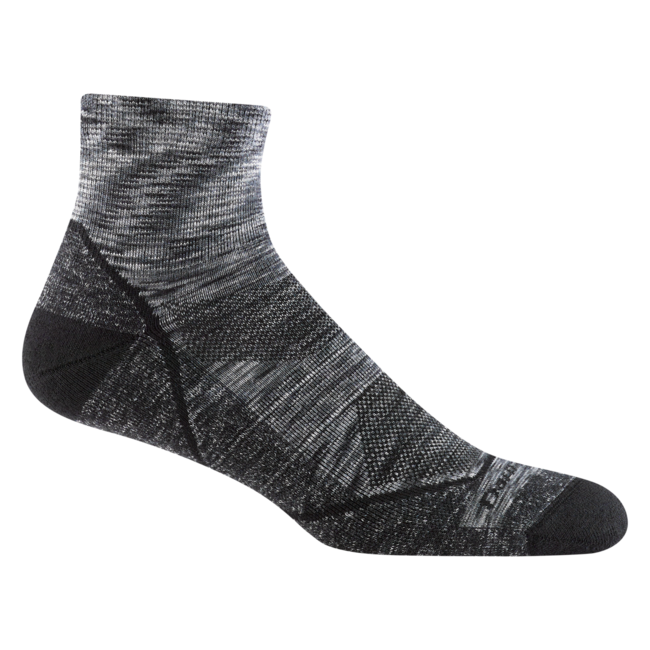 Darn Tough Light Hiker socken 1/4 mit kissen, space gray