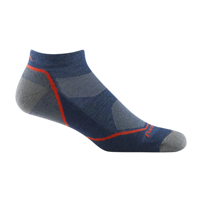Darn Tough Light Hiker No Show Leichtgewicht mit Kissen, Denim