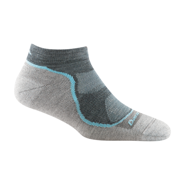 Darn Tough Light Hiker No Show Leichtgewicht mit Kissen, Slate