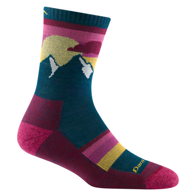 Darn Tough Sunset Ledge Micro Crew socken leichtgewicht mit kissen, taupe