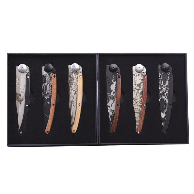Deejo Nature set mit 3+3 messern