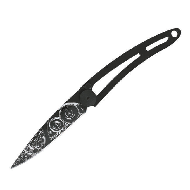 Deejo naked Schließmesser black tattoo watchmaker