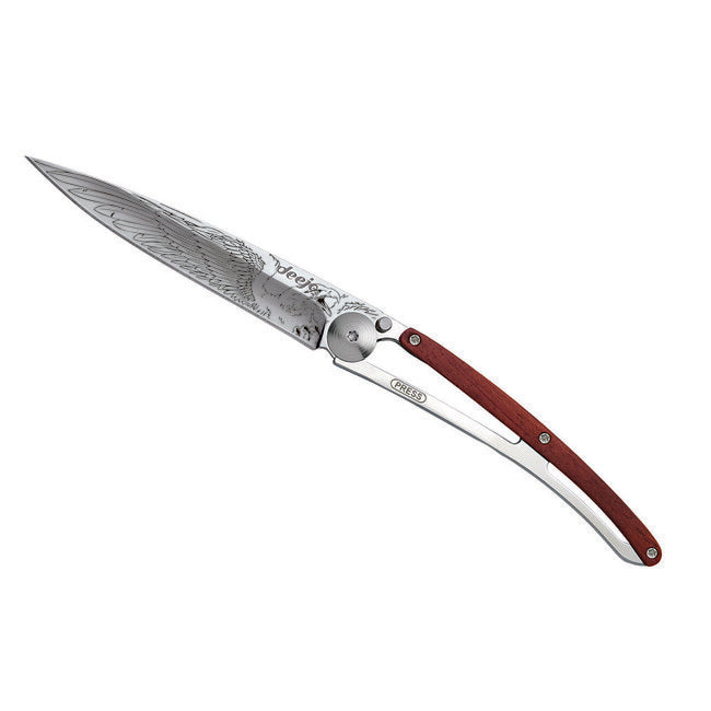 Deejo Tattoo Mirror schließmesser coralwood Eagle