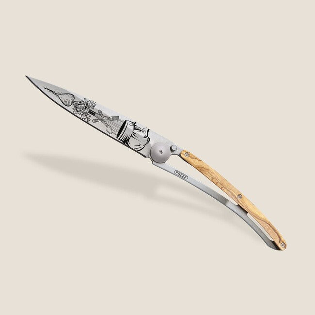 Deejo Tattoo wood schließmesser Chef