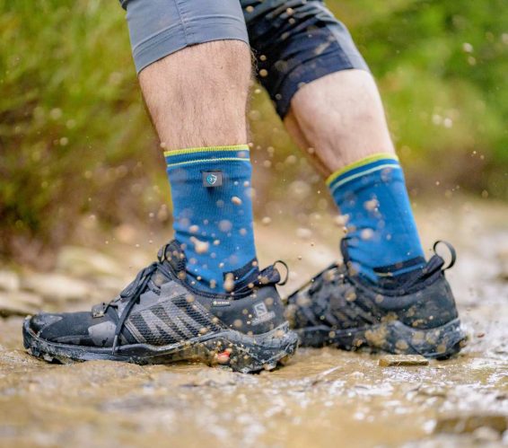 DexShell Running Lite 2.0 Waterproof Socks, Mallard Blue