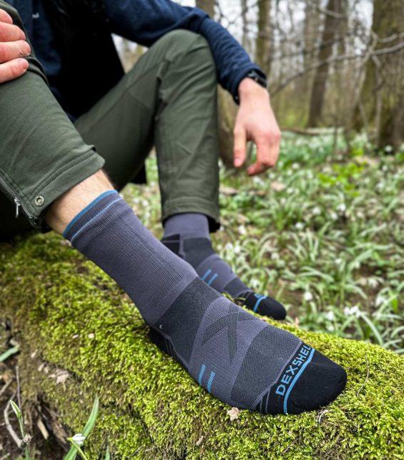 DexShell Running Lite 2.0 wasserdichte socken, turbulence grey