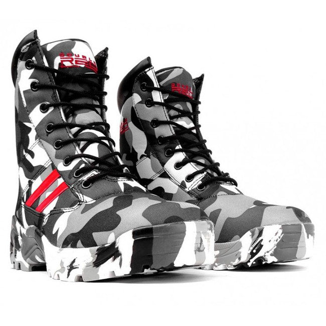 Double Red topánky B&W Camodresscode Red Desert