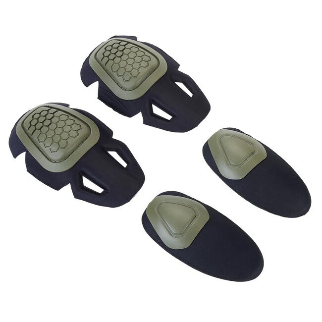 DRAGOWA TACTICAL Knie- und Ellbogenschoner, Olive
