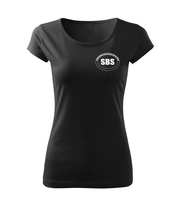 DRAGOWA damen T-shirt SBS Security Schwarz