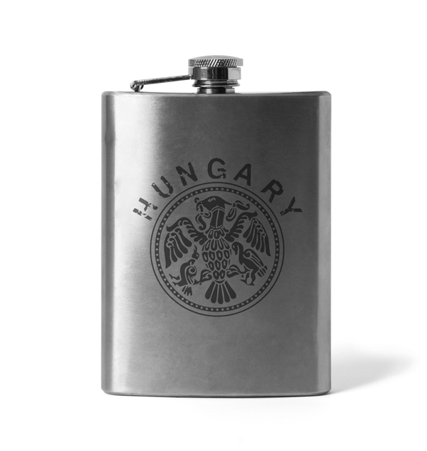 DRAGOWA gravierter Flachmann Hungary 210 ml