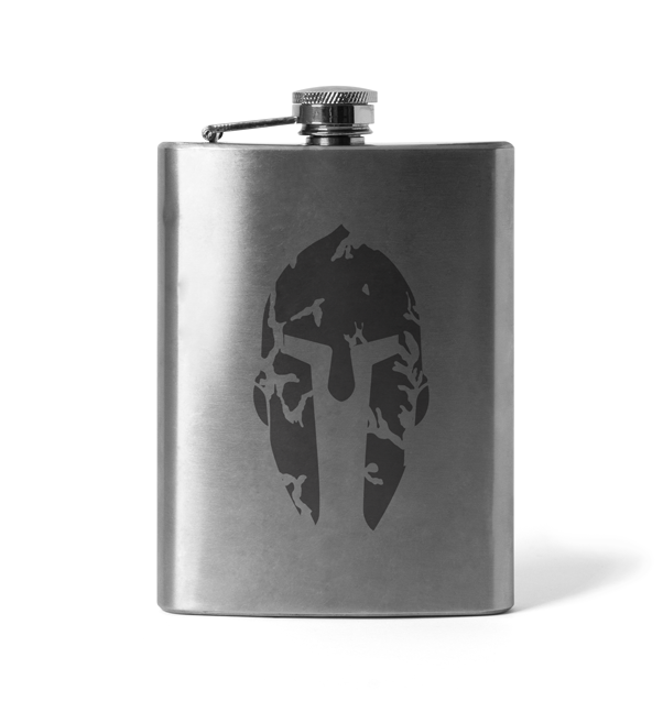 DRAGOWA Flachmänne mit Gravur Spartan 210 ml