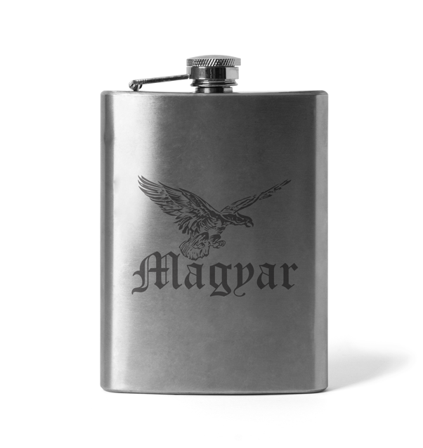 DRAGOWA gravierter Flachmann Turul, 210 ml