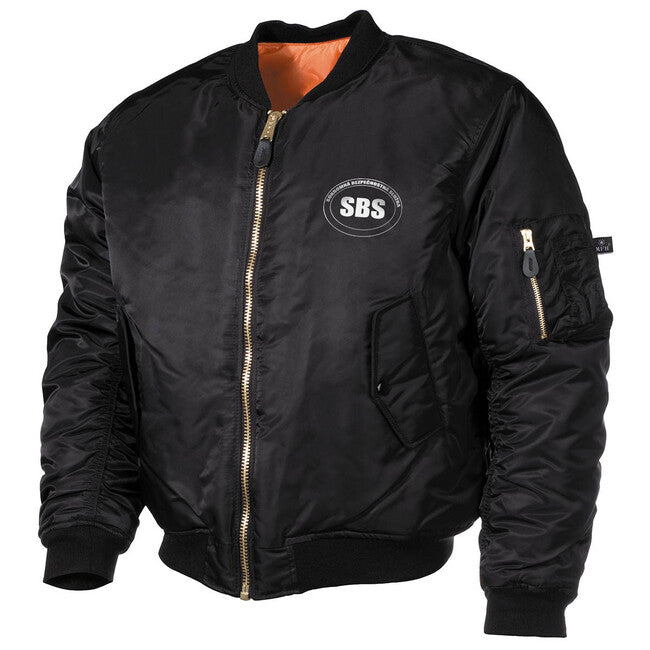 DRAGOWA MA1-Bomberjacke SBS - Security, schwarz