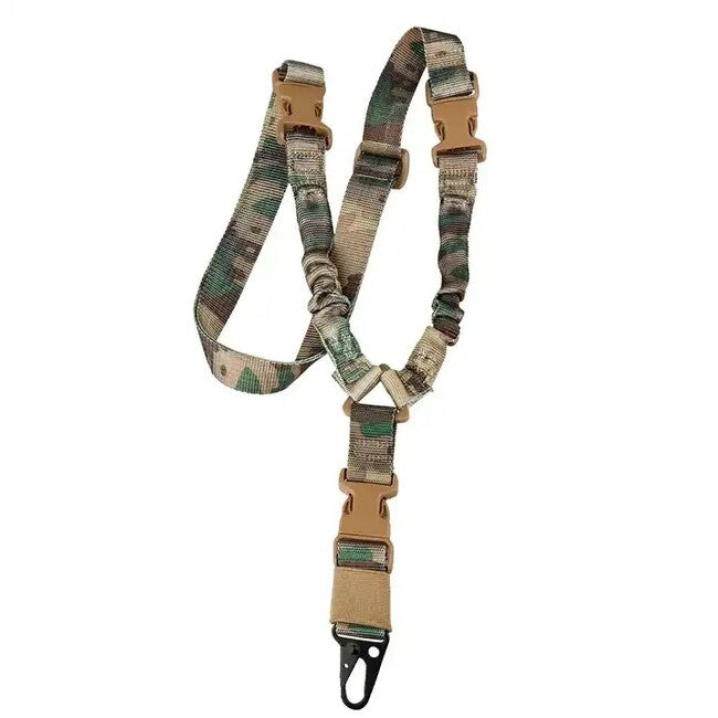 DRAGOWA TACTICAL Multifunktionales Einpunkt-Gurtband, Multicam