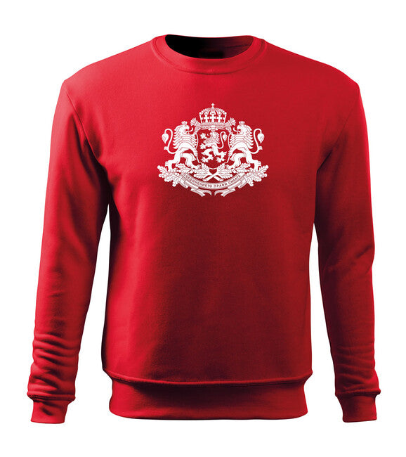 DRAGOWA herren-Sweatshirt Bulgarisches Symbol, rot