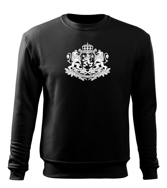 DRAGOWA herren-Sweatshirt Bulgarisches Symbol, schwarz