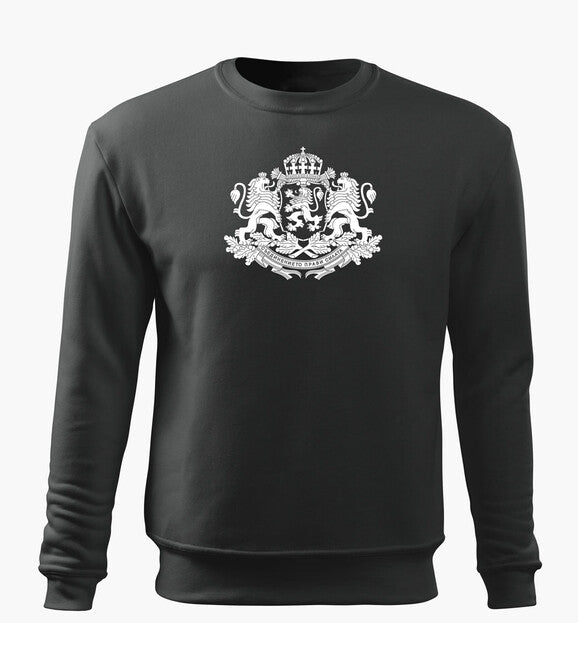 DRAGOWA herren-Sweatshirt Bulgarisches Symbol, grau
