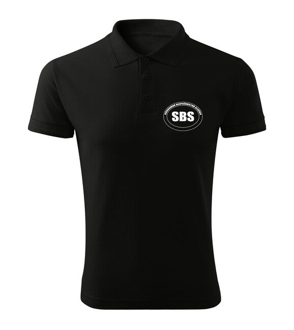 DRAGOWA Polo-Shirt SBS - SECURITY, schwarz