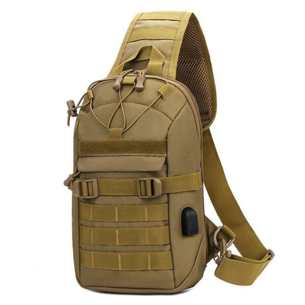 DRAGOWA TACTICAL Oscar Rucksack mit einem Riemen, khaki