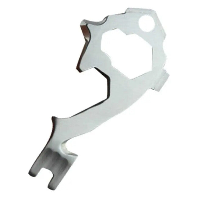 DRAGOWA Edna multitool 20v1 schlüsselanhänger, silber