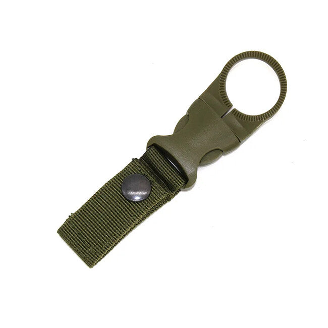 DRAGOWA TACTICAL Oasis flaschenhalter aus nylon mit karabiner, grün
