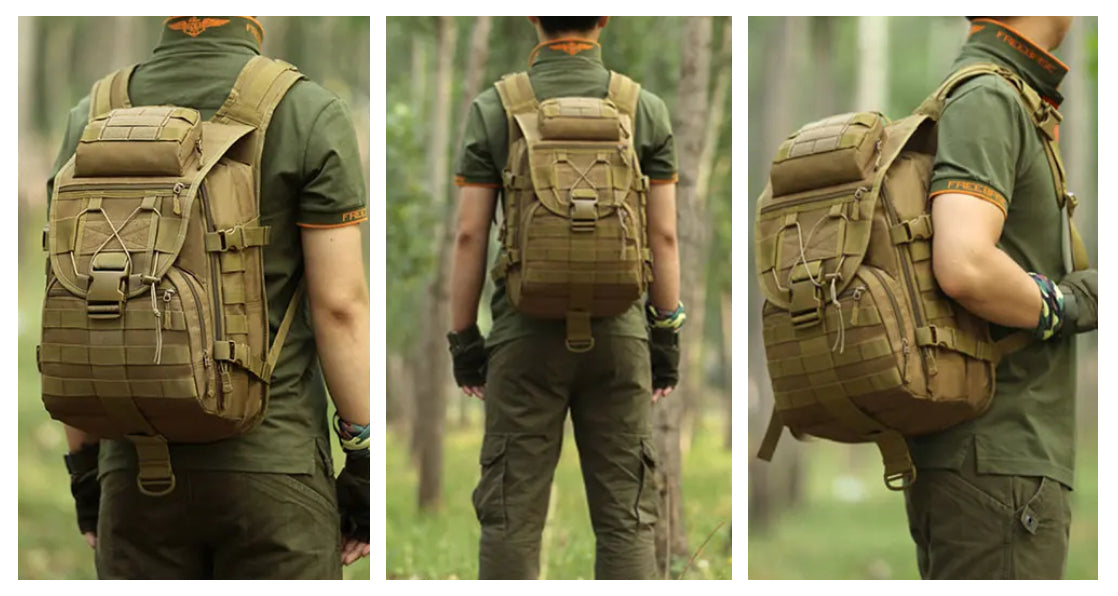 Dragowa Tactical Backpack 35L, Black