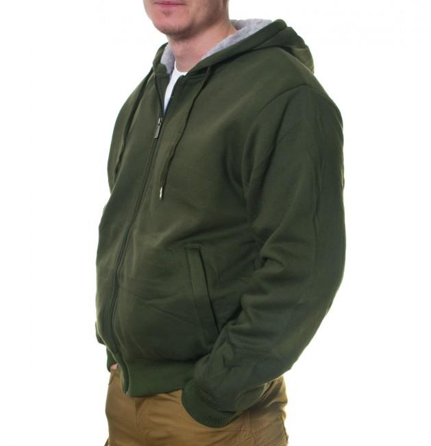 Loshan Sweatshirt Zateplena oliv
