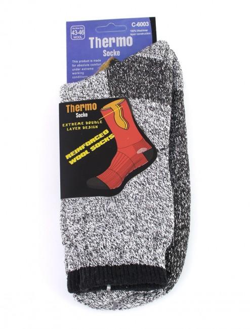 O&T Socken Polar 2-vrstvove termo 1 par, grau