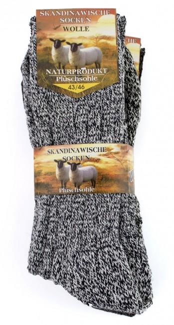 O&T Socken Skandinavske 3 pary, vlna