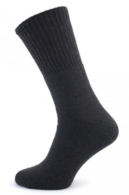 O&T Herren- pracovne Socken Looken 3 pary, schwarz