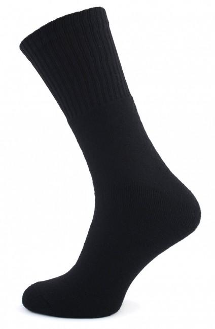 O&T Herren- pracovne Socken Looken 3 pary, schwarz