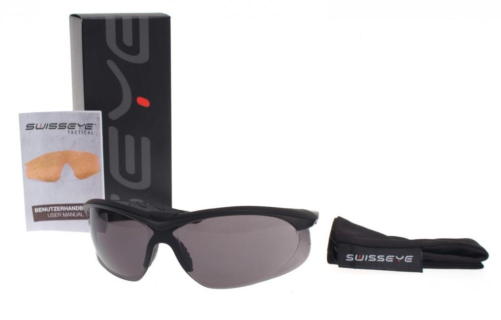 Swiss Eye® Lancer taktische Schutzbrille, schwarz