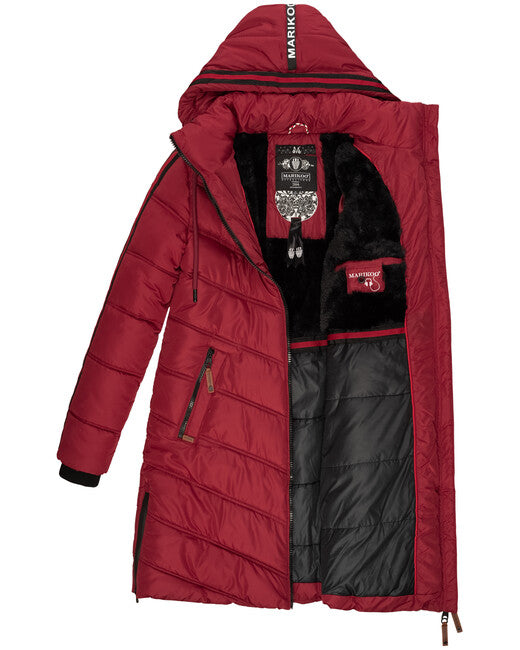 Marikoo Armasa damen-Winterjacke, blood red