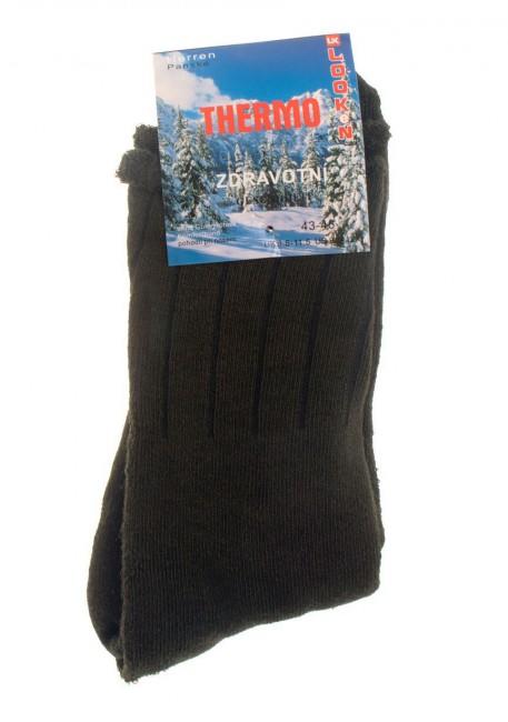 O&T Socken thermo zdravotne 2 pary, oliv
