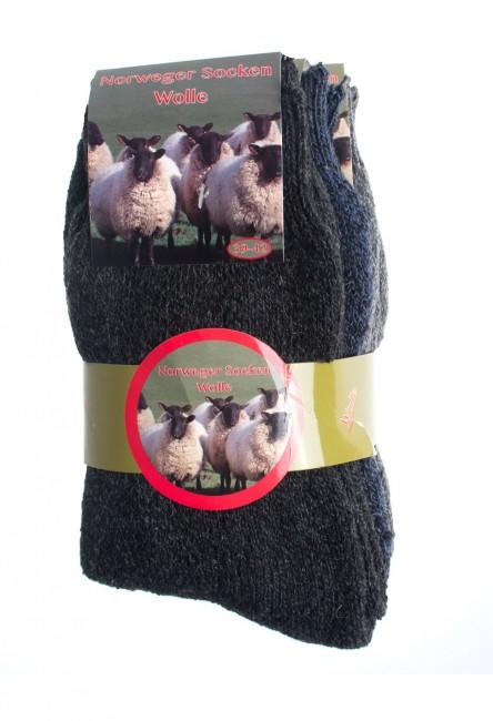 O&T norske BGB Socken z ovcej vlny 3 pary, 3 pary