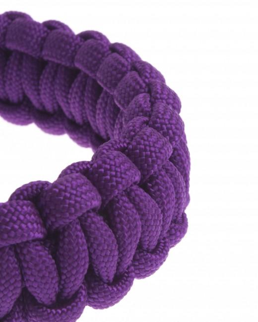 O&T Armband paracord Kunststoff- pracka, fialovy